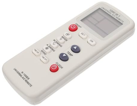 TOPPERFUN 1pezzi Telecomando Per Condizionatore d Controller Accessorio Display Lcd Compatibile La Maggior Parte Dei Condizionatori Realizzato in Materiali