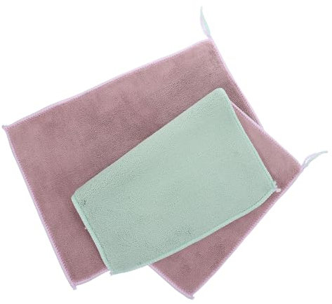 OATIPHO 2piezas Estropajo Absorbente para Cocina Paño De Limpieza Suave Toalla De Cocina para Lavar Platos De Material De Microfibra para Fregar Platos y Utensilios El Lavavajillas