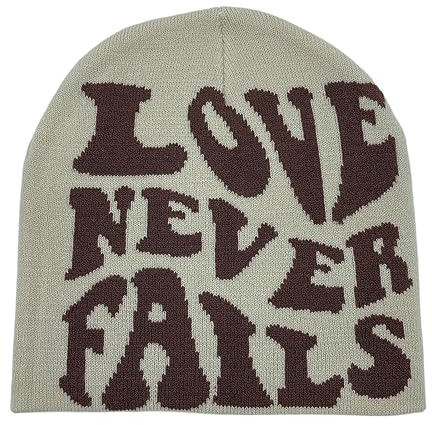 NVOQILIN Y2k Mütze Slouchy Hip Hop Warm Halloween Zubehör Slouchy Beanies High School Teens Strickmütze
