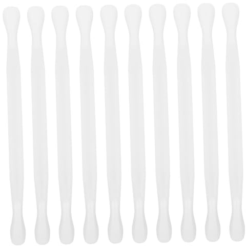 Gogogmee Nagelhautschieber Maniküre Werkzeug aus Kunststoff 10 Stück Professionell und Langlebig mit Doppelseitigem Design zur Gel Entfernung für Zuhause