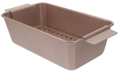 Veemoon Molde para Pan de Aluminio Antiadherente 2 Piezas para Horno Utensilio de Cocina Práctico