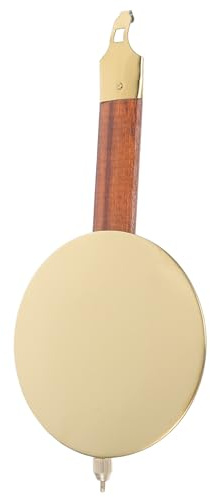 Zerodeko Mechanisches Metallpendel Uhrzubehör Pendeluhr Ersatzteil für Wand und Kaminuhren 20cm Holzstab Retro Vintage Uhrwerk Innenbereich
