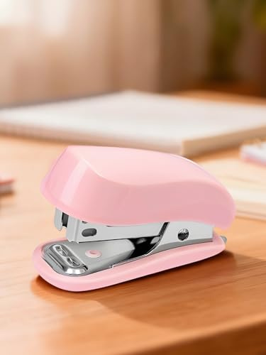 Tressify Juego de engrapadora, pequeña con quitapuntas, incluye 830