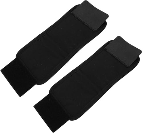 TOYANDONA Protectores Antimoscas para Patas de Caballo, 2 Unidades, Funda para Botas de Caballo Negras, Material Transpirable y Resistente, Ajuste Anatómico Cómodo para Cuidado y Protección