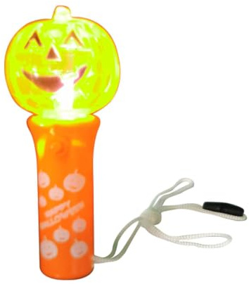 Palitos iluminados de Halloween con diseño de calabaza para conciertos, accesorios de animación | Palo iluminado de carnaval para cumpleaños, evento temático de terror, fiesta, concierto