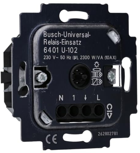 BJ Busch-Duro 2000 SI cremeweiß (Relais-Einsatz: 6401 U-102)