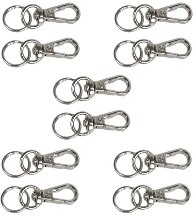 Foto&Tech Small Camera Quick Release Adapter Clip Set for Camera with Round Strap Lugs for Camera Strap Compatible with Canon Nikon Sony Mirrorless Camera, 33lb Breaking Force (5 Set, Silver)