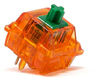 2Duck EQUALZ Tangerine V2 Switch 5Pin 67g / 62g Linear RGB MX Stem Orange Switch For Custom Mechanical Gaming Keyboard (Color : 67g, Size : 70PCS)