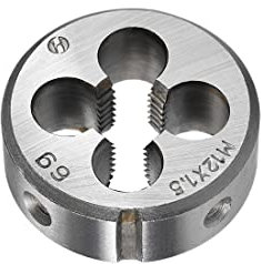 PATIKIL M12 X 1.5 Rotonda Filettatura Dadi, 1pz Metrico Dado Destra Mano Lega Acciaio
