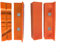 Lot de 4 mâchoires d'étau universelles – Coussinets magnétiques doux – Pinces d'établi en caoutchouc souple – Mâchoires de rechange pour étau en métal, machines-outils (10,2 cm, orange)
