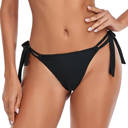 RELLECIGA Braguita Bikini Mujer Tanga Ajustable Cordones Thong