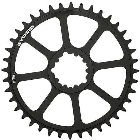 EVOSID Road Bike Chainring 40T 42T 44T 46T 48T 50T Chainwheel Direct Mount Offset 3mm Narrow Wide Chainring, Direct Mount Chainring 8-12 Speed for SRAM GXP Crankset (48T)