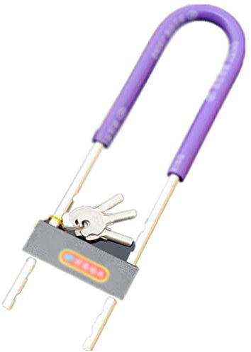 Candados Pesados Candado en U para Bicicleta Herramienta de Seguridad Ultra Resistente para Bicicletas con Llaves para Bicicletas eléctricas de Ciudad o de montaña y Scooters Candados en U p