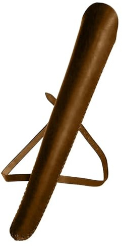 AYWTIUN Köcher für Pfeile Leder Bogenschießen Schulter Rücken Köcher Pfeilhalter Köcher Tasche Requisiten für Pfeil und Bogen(Dark Brown)