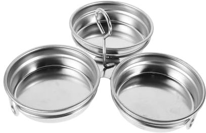 TOPPERFUN Bandeja Inoxidable Para Huevos Molde Antiadherente Para Escalfar Huevos