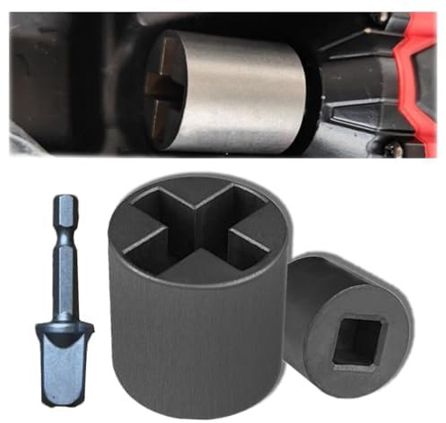 Universal Jack Socket Adapter for Hand Drill, Sturdy Scissor Jack Drill Adapter, Heavy-Duty Socket Converter, Easy Tire Change Tool for Electric Wrenches, Hand Drills and Ratchets