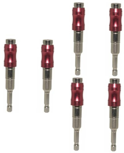 HOMSFOU 6 pezzi Portainserti Magnetico Pivotante con Prolunga Flessibile per Trapano Angolabile per Spazi Stretti e Giunzione Rapida per Punte Avvitatore