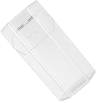 VALICLUD Transparente Makeup Aufbewahrungsbox Staubdicht Kosmetik Pinselhalter Desktop Organizer Vielseitig für Lippenstift Mascara Schmuck und Bürobedarf Praktisch für Zuhause und Profi