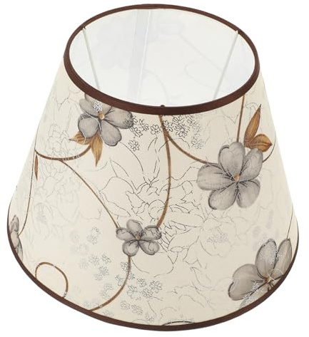 Levemolo Paralume Vintage Motivo Floreale Paralume da Tavolo Sostitutivo per Casa e Hotel per Lampada da Comodino Protezione Occhi e Luce Diffusa