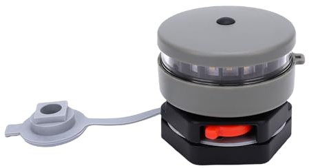 Yanmis Feu de Navigation pour Bateau avec 18 LED de visibilité 2 NM, étanche IP67, Lampe d'ancrage Portable pour Bateau Ponton de Kayak, Lumière de Poupe Alimentée par Batterie Blanc Chaud 55 Lm