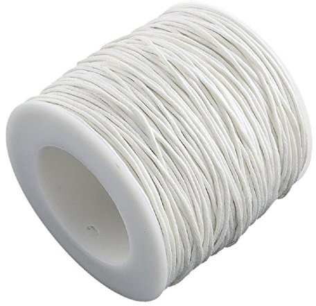 L'attrape-rêve 5 mètres de Cordon Blanc en Coton ciré, épaisseur 1 mm