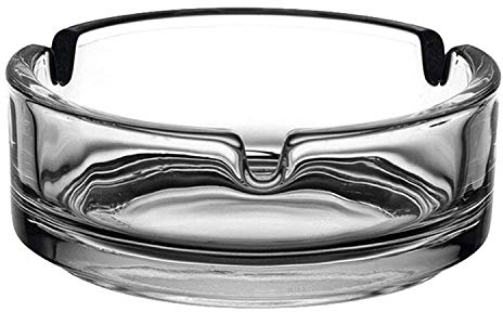 Aschenbecher aus Glas mit lustigen Sprüchen oder eigenem Text | Geschenk für Raucher (EIGENER TEXT)