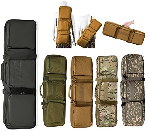 Waffentasche Gewehrtasche,85cm Langwaffentasche, Gepolsterte Gewehrkoffer, wasserdichte Gewehrtasche, 600D Oxford Jagdrucksack Taktischer Rucksack für Camping, Jagd, Wandern, Reisen