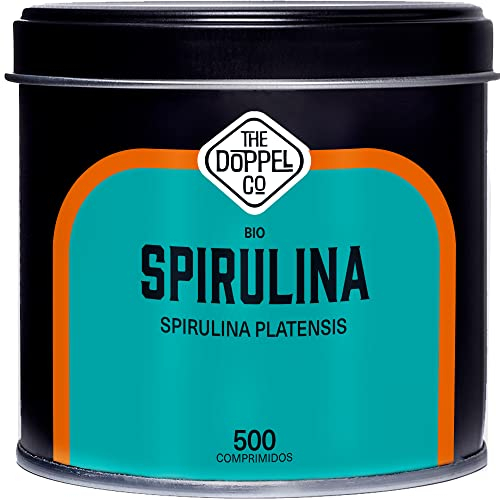 500 Compresse di Spirulina Bio - Massima Dose 3000mg Alga Spirulina Bio - Saziante 100% Naturale - DETOX - Proteine Vegane Biologiche - Antiossidante - Aumenta Energia - Senza Plastica