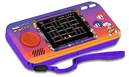 My Arcade Data East Hits Mini Arcade Games Console - Pocket Player Table Top Arcade Machine, Portable Handheld Game, Retro Gaming Console, Mini Retro Games Machines for Kids & Adults