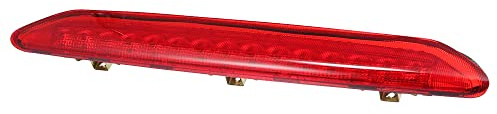 X AUTOHAUX High Level 3rd Third Brake Light Compatible for VW Polo MK4, ABS Red