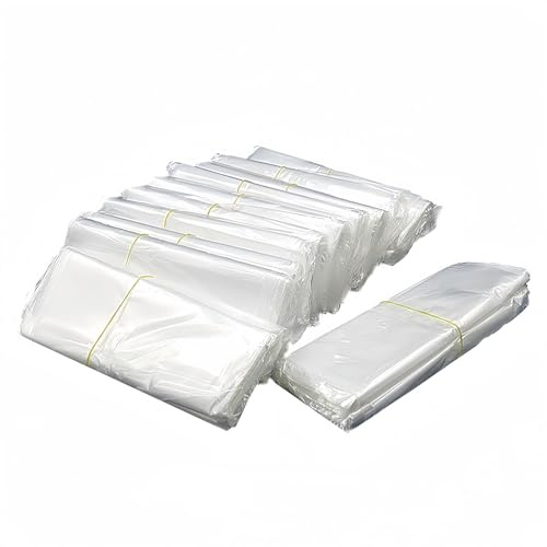 Boxonly Schrumpffolie, PVC, transparent, 15 x 30 cm, 100 Stück