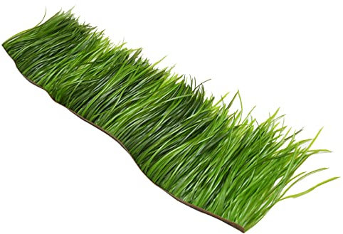 synthetic thatch roof Artificial Thatch Roof Decorative Palm Straw Thatch Tile 1-10M Simulation Thatch Roofing Panels PE Plastic Mexican Straw for Tiki Bar Garden Patio Fence Party Dec(Size:8m/26.2ft)
