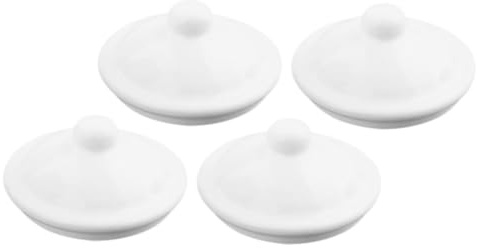 CIYODO Emaille Tassendeckel 3,3 Zoll Universeller Porzellan Ersatzdeckel Für Teebecher Auslaufsicherer Wasserbecherüberzug Für Büro Und Küche