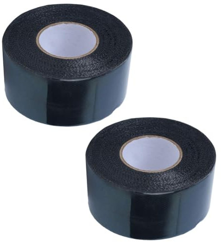 NIEEKRUN 2 Cintas de Doble Cara para Césped, para Fijar Césped Artificial (Negra)