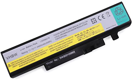 vhbw Battery Replacement for Lenovo L09S6D16, LO9N6D16, L10N6Y01, L10L6Y01, L09N6D16 for Laptop (4400 mAh, 11.1 V, Li-Ion)