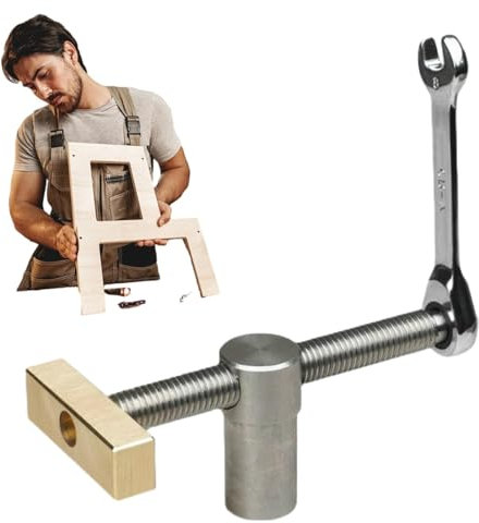 Morsa da banco per la lavorazione del legno, regolabile e fissa, per banco da lavoro di precisione, per cani, falegname