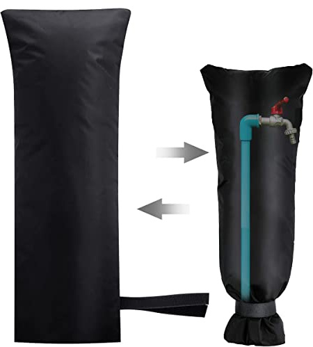 Hillylolly Copertura per rubinetto da esterni, protezione antigelo per rubinetto esterno, protezione invernale (XL)
