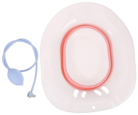 minkissy Faltbares Sitzbad Für Toilette Mit Auslauf Komfortabler Sitzbath Zur Gynäkologischen Reinigung Und Wochenbettpflege Passend Für Schwangere Und Patienten Hygienische Pflegehilfe