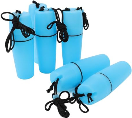 equlup Bouteille de conteneur de Kayak, 6 pièces Bouteille scellée de Kayak Portable bidon Sec ABS Bouteille de conteneur de Kayak étanche pour la plongée en apnée Surf Kayak canotage (Blue)