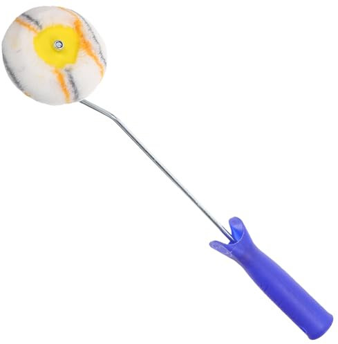 jojofuny Eckbürste mit Rollen Malerzubehör Farbe für Wände Malerrolle multi Wandpinsel Walzen zum Lackieren Hausanstrichzubehör Farbrollerpinsel als Ersatz Malerbedarf für zu Hause Plastik
