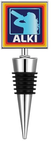 SC Products Alki Wine Stopper Funny Gifts for Women | Prosecco Bottle Stopper Wine Gift for Her | Alcohol Funny Secret Santa Gifts for Women Stocking Fillers for Her | Rude Secret Santa Gift Ideas