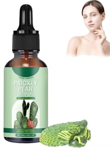 Huile Anti-Age Huile De Pépins De Figue De Barbarie Bio, Des Soins Anti-Rides Et Anti-Cernes, Naturelle Pressée à Froid, Huilé De Pepin De Figue De Barbarie