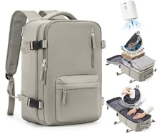 SZLX Vakuum Rucksack Handgepäck Damen, Airbag Rucksack Vakuum mit Vakuumsystem für Reisen, Ryanair Vacuum Reiserucksack mit Pumpe Wasserdicht Herren Vakuumkoffer