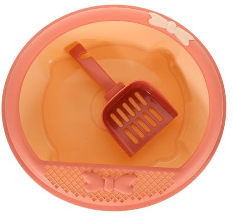 1 Satz Indoor Katzenklo Halboffene Katzentoilette mit Spritzschutz Praktische und Komfortable Lösung für Haustierbesitzer Kleine für Katzen und Kätzchen