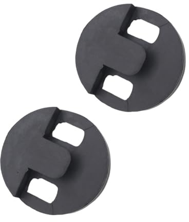 FRCOLOR 2 Stück Teiliges Cello Dämpfer aus Flexiblem Gummi Geräuschreduzierender Violoncello Mute Kompakt und Langlebig für Anfänger und Üben Passt für Violoncello Schwarz