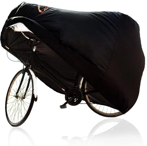 Telo Copri Bicicletta, Telo Bicicletta Da Esterno Telo copribici impermeabile di grandi dimensioni Oxford antivento antipolvere anti-UV for riporre biciclette all'aperto for 1-2 Mountain Road(S)