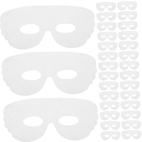 Healeved 100stücke Vliesstoff Augenpads für Einmalgebrauch Feuchtigkeitspflege und Kosmetikbehandlungen Kompaktes Design für Unterwegs