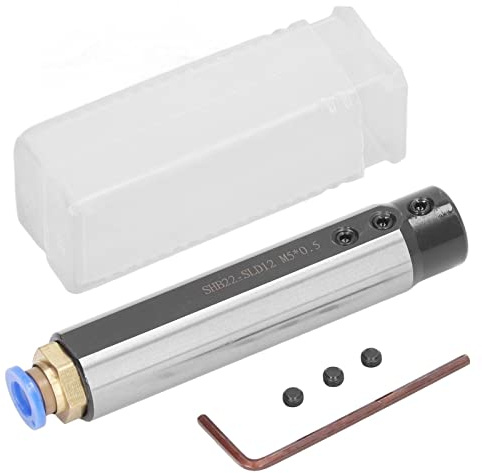 CNC Lathe Tool Bar Boring Internal Grooving Turning Holder Cut Off Cutter M5x0.5 Strong and Durable Tool Bar with Box Storage
