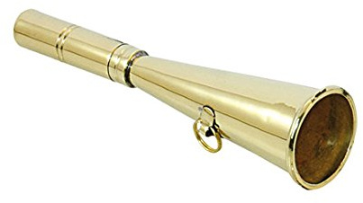 Yacht Steel Signalhorn, 145mm, Messing poliert