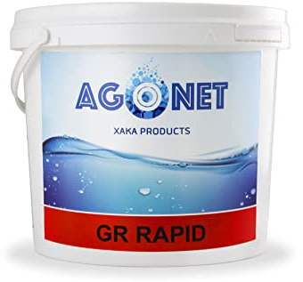 AGONET GR Rapid 5k Cloro | Disolución rápida, Tratamiento inicial y de mantenimiento, Fabricado en España, 1 caja